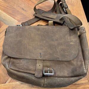 Copper River Leather Messenger Bag